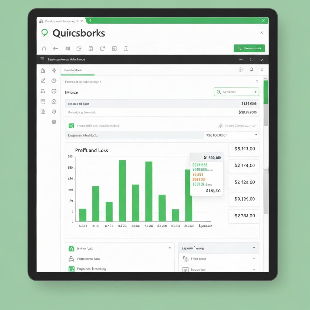 QuickBooks dashboard